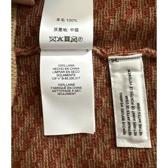 Disney X Coach 100% wool Ski Mickey Mouse Sweater sz XL color brown NWOT $500 - Picture 4 of 9